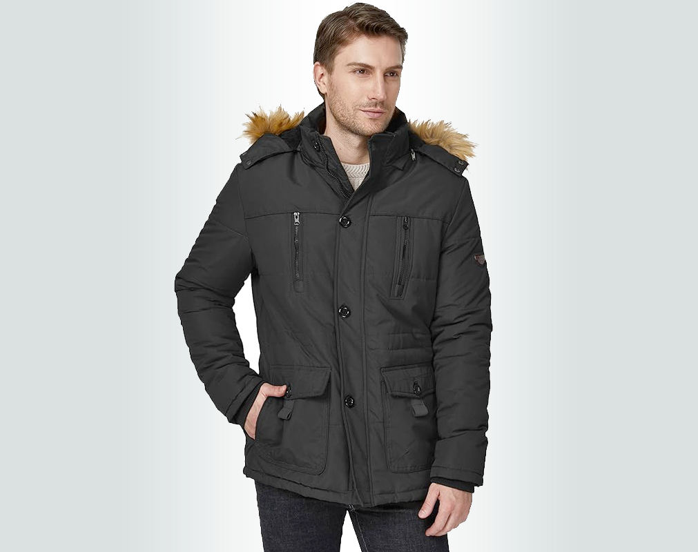 WenVen Men's Winter Coat - Parka Jacket